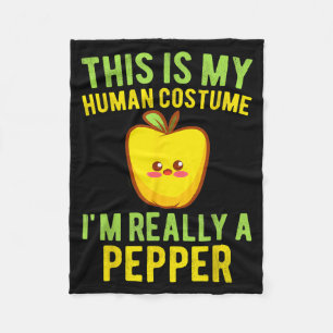 Ik ben een peper Peuter Kinderen Grappig Kawaii Ha Fleece Deken
