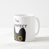 Ik ben een perfecte zachte zwarte kat mok (Voorkant rechts)