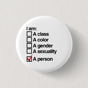 Ik ben een persoon (klasse) ronde button 3,2 cm
