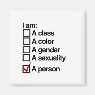 Ik ben een persoon - non-discriminatie magneet
