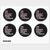 IK BEN EEN PERSOON RONDE STICKER (Vel)