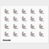 IK BEN EEN PERSOON RONDE STICKER (Vel)