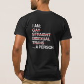 IK BEN EEN PERSOON T-SHIRT (Achterkant)