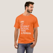 IK BEN EEN PERSOON T-SHIRT (Voorkant volledig)