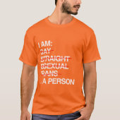 IK BEN EEN PERSOON T-SHIRT (Voorkant)