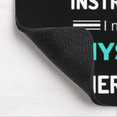 Ik ben een persoonlijke folterinstructeur ik bedoe muismat (Hoek)