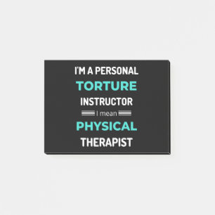 Ik ben een persoonlijke folterinstructeur ik bedoe post-it® notes