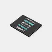 Ik ben een persoonlijke folterinstructeur ik bedoe post-it® notes (Schuin)