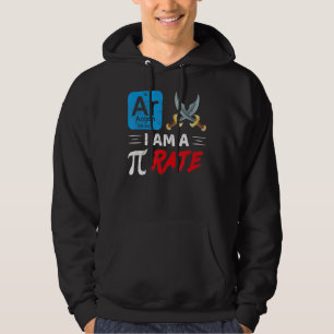 Ik ben een Pi Rate Pi Day Wiskunde Hoodie