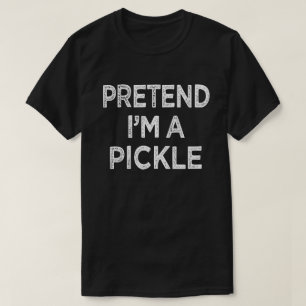 Ik ben een Pickle Funny Easy Halloween Costume T-shirt