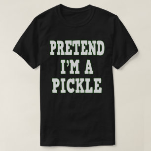 Ik ben een Pickle Funny Easy Halloween Costume T-shirt