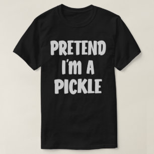 Ik ben een Pickle Funny Easy Halloween Costume T-shirt