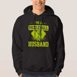Ik ben een Pickleball echtgenoot Grappige Pickle B Hoodie