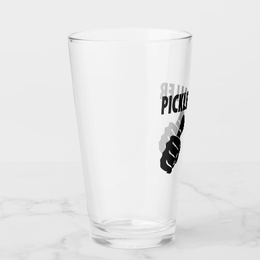 Ik ben een Pickleballer Glas (Rechts)