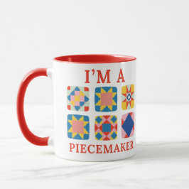 Ik ben een Piecemaker - Grappige Quilter Mok