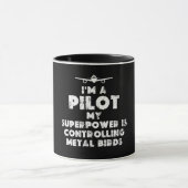 Ik ben een Pilot Grappig Mok (Midden)