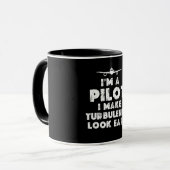 Ik ben een Pilot Grappig Mok (Voorkant links)