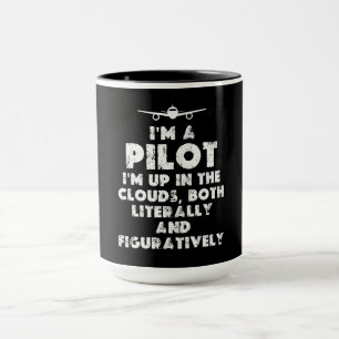 Ik ben een Pilot Grappig Mok
