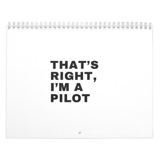 IK BEN EEN PILOT. KALENDER (Hoes)