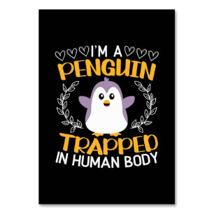 Ik ben een pinguïn in het menselijk lichaam kaart