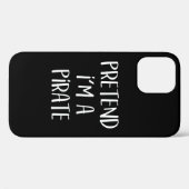 Ik ben een piraat kostuum Funny Halloween Case-Mate iPhone Case (Achterkant (horizontaal))
