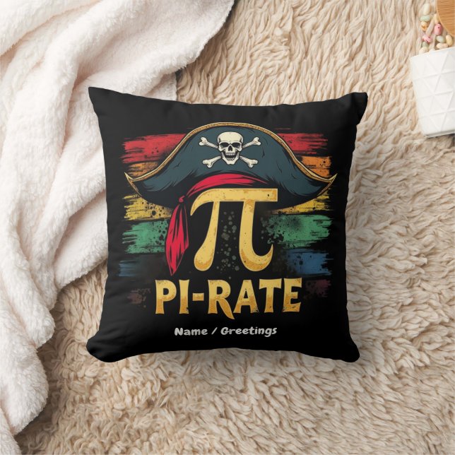 Ik ben een Piraat Pi-dag Een Grappig Wiskunde Avon Kussen (Deken)