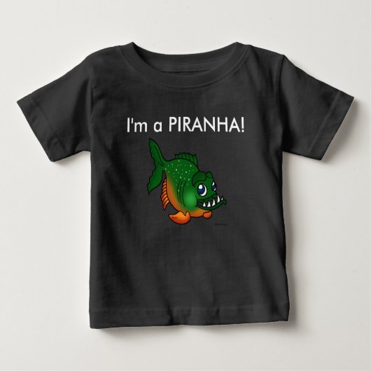Ik ben een piranha kinder T-Shirt (Voorkant)