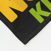 Ik ben een pizza- en kipnuggetsman fleece deken (Hoek)