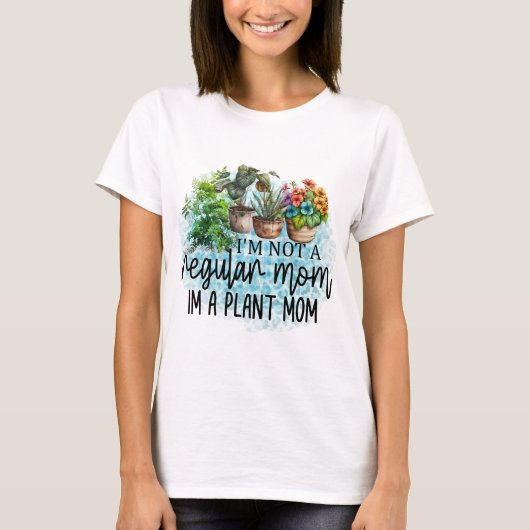 Ik ben een Plant mama T-shirt (Voorkant)