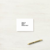 IK BEN EEN PODIATRIST POST-IT® NOTES (Op bureau)