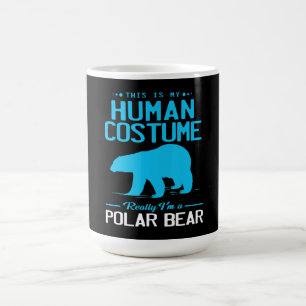 Ik ben een Polar Beer. Dit is mijn menselijk Diere Magische Mok