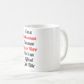 Ik ben een politieagent koffiemok (Voorkant rechts)