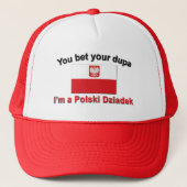 Ik ben een Polski Dziadek. Trucker Pet (Voorkant)