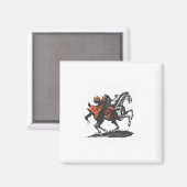 Ik ben een pompoen grappige paren Hallo. Magneet (Voorkant / Achterkant)