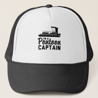 Ik ben een Pontoon Kapitein Trucker Pet