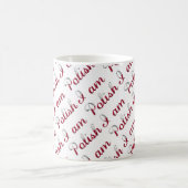 Ik ben een Pools landgeprimeerd typografische patr Koffiemok (Center)