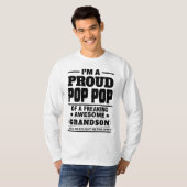 Ik ben een Pop Pop van een vrijgemaakte Geweldige T-shirt (Voorkant volledig)