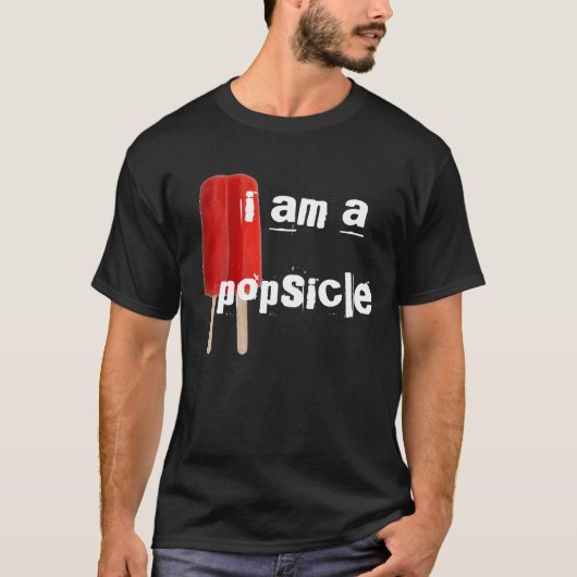ik ben een popsik t-shirt (Voorkant)