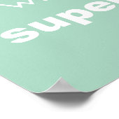 Ik ben een poster voor superenergieafdrukken van m (Hoek)