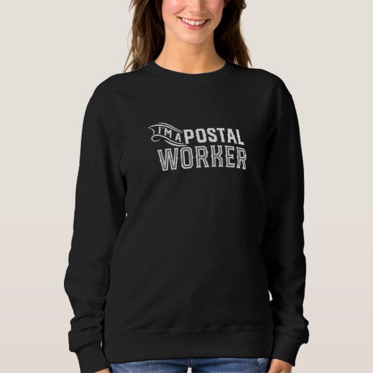 Ik ben een postmedewerker Postbode Postbezorger Br Trui (Voorkant)