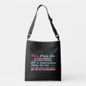 Ik ben een Potsie Meisje Crossbody Tas (Achterkant)