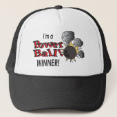 Ik ben een Powerball Winner | 🎳 Bowling Pins en B Trucker Pet (Voorkant)