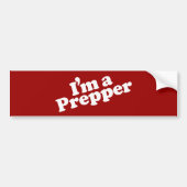 Ik ben een prepper Bumpersticker (Voorkant)