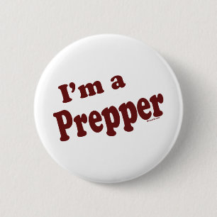 Ik ben een Prepper Ronde Button 5,7 Cm