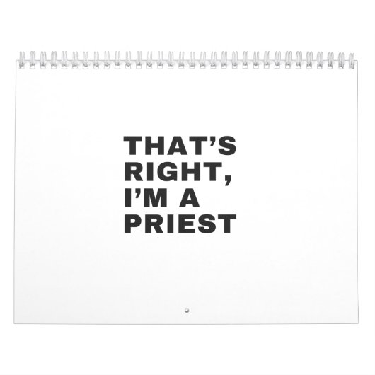 IK BEN EEN PRIEST KALENDER (Hoes)