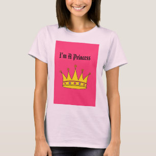 Ik ben een prinses t-shirt