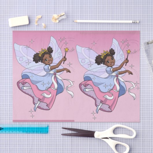 "Ik ben een prinses"-weefselpapier Tissuepapier (Craft)