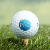 IK BEN EEN PRO - Aangepaste Blauwe Golfbal Golfballen (Insitu Shirt)