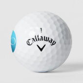 IK BEN EEN PRO - Aangepaste Blauwe Golfbal Golfballen (Logo)
