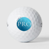 IK BEN EEN PRO - Aangepaste Blauwe Golfbal Golfballen (Voorkant)
